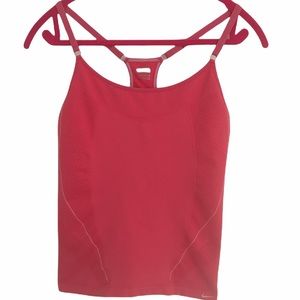 Nike top with bra. Pink. L/XL